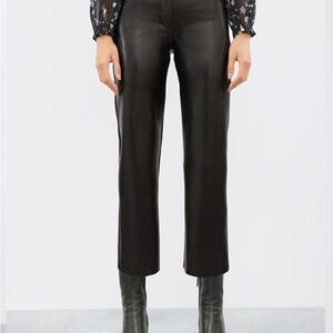 Aritzia MELINA Cropped Pant Vegan Leather